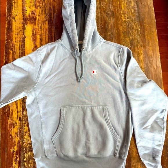 Champion Men's Steel Blue Hoodie - Picture 1 of 5